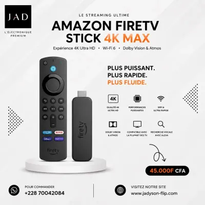 Amazon Fire TV Stick 4K Max – 16Go