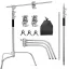 TRÉPIED C-STAND PROFESSIONNEL AVEC BRAS GIRAFE 5