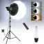 PROJECTEUR LED STUDIO COB 200 W YM-600-SS  1