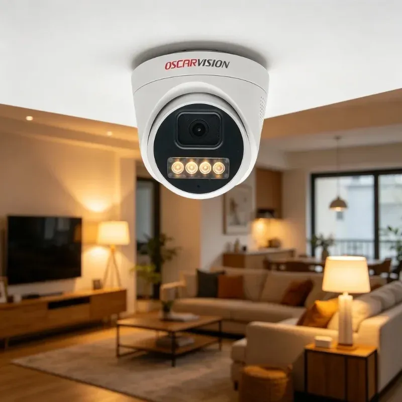 Oscar Vision – Kit de 8 Caméras Vidéosurveillance IP PoE ( 5MP ) - photo 1