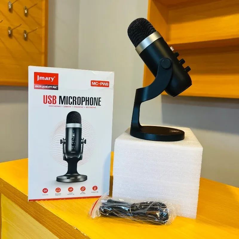 Jmary MC-PW8 – Microphone USB pour Podcast, Gaming & Streaming - photo 1