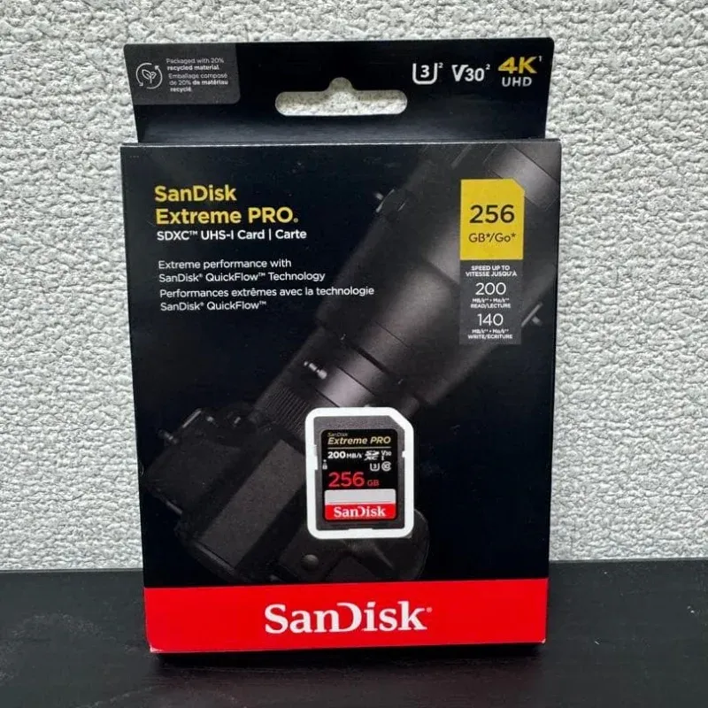 Carte SD SanDisk Extreme PRO SDXC 256 Go – UHS-I | U3 | V30 - photo 1