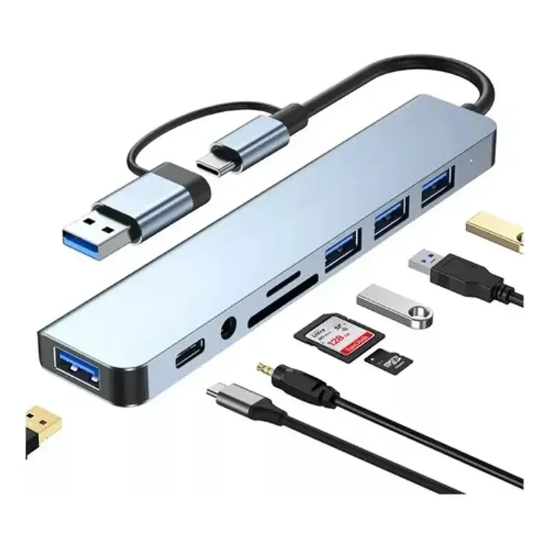Adaptateur USB-C Multifonction 8-en-1 - photo 1