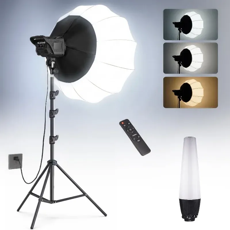 PROJECTEUR LED STUDIO COB 200 W YM-600-SS  - photo 1