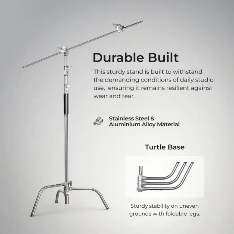 TRÉPIED C-STAND PROFESSIONNEL AVEC BRAS GIRAFE - photo 1